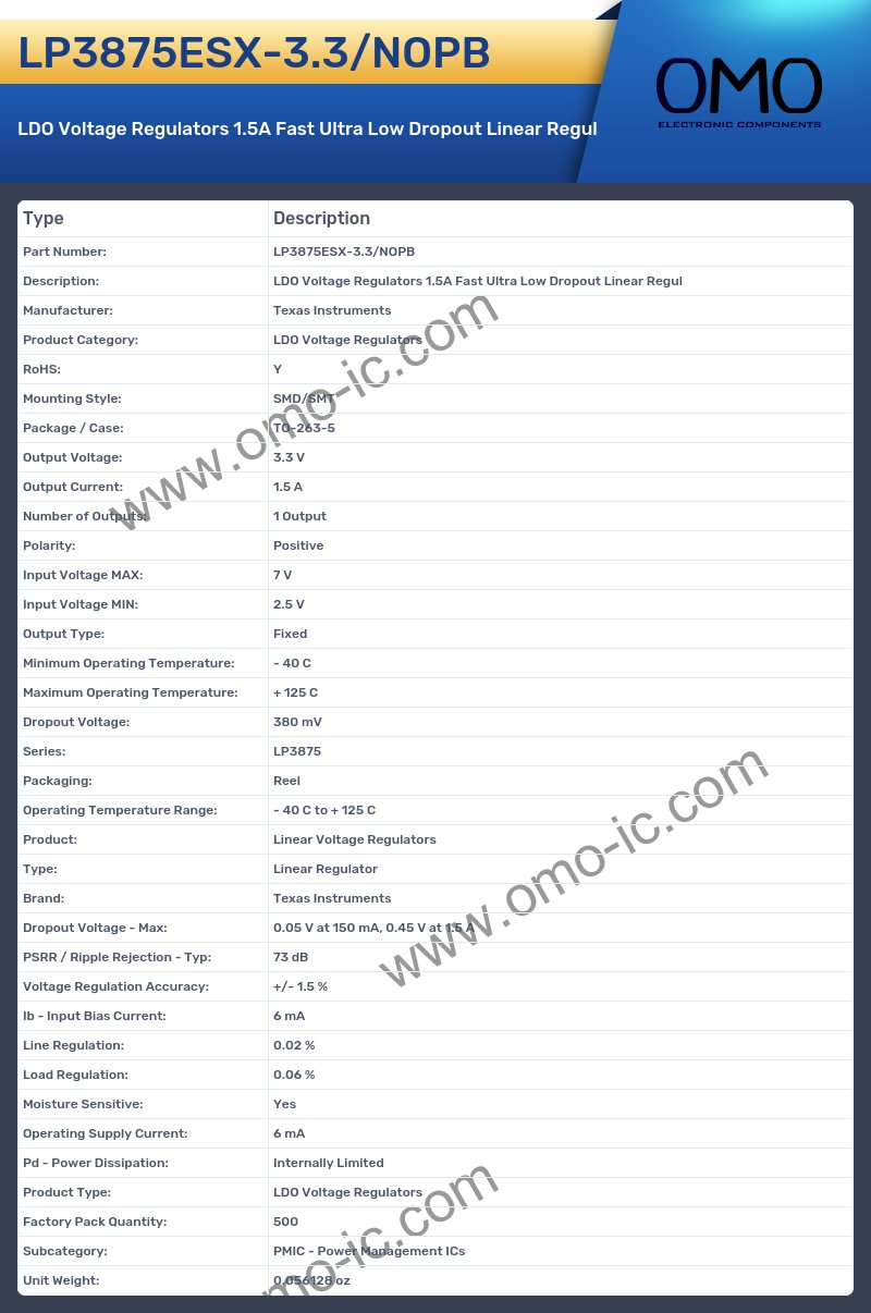 LP3875ESX-3.3/NOPB