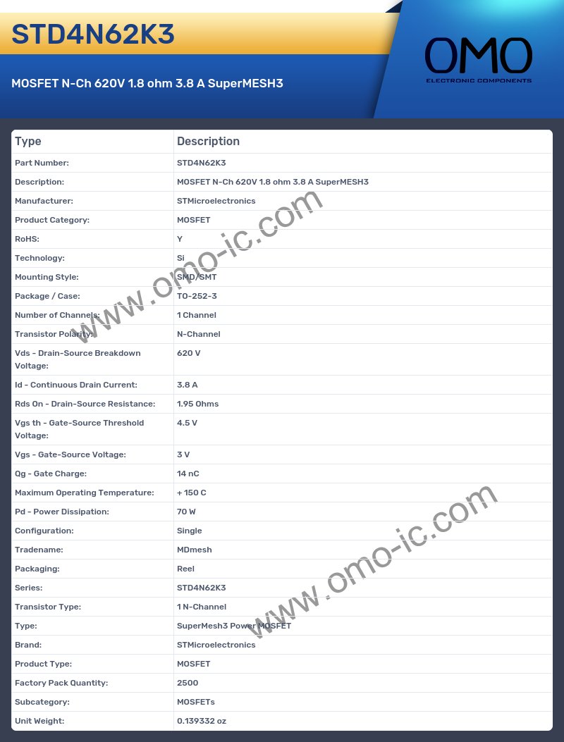 STD4N62K3
