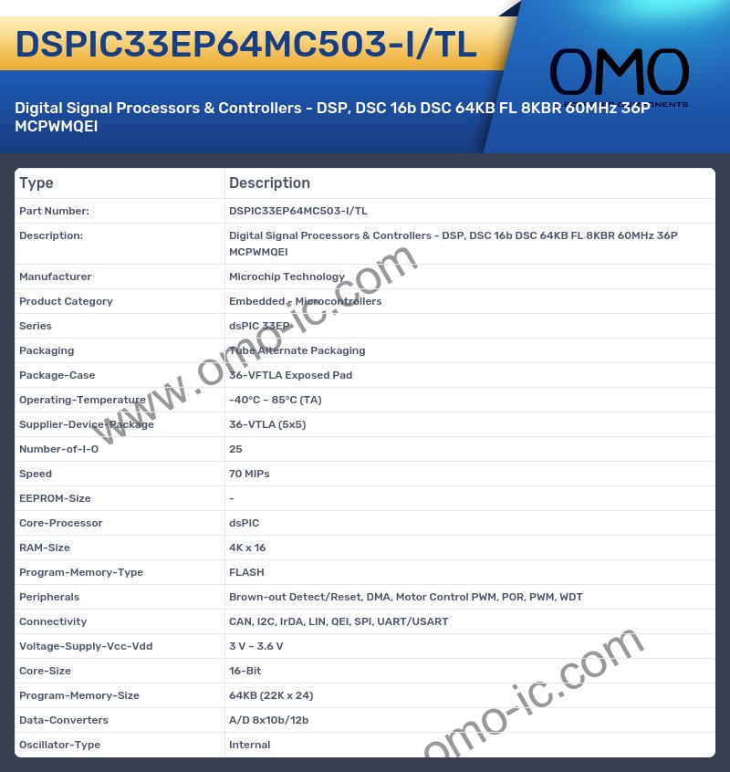 DSPIC33EP64MC503-I/TL