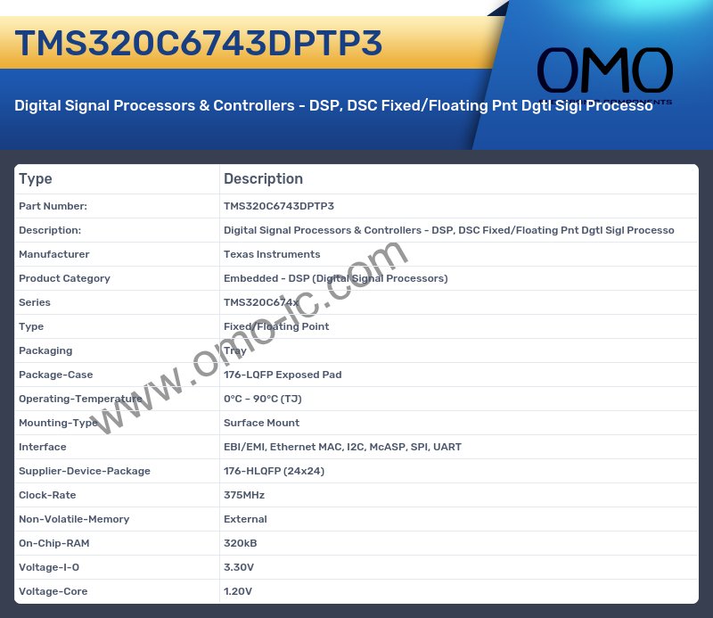 TMS320C6743DPTP3