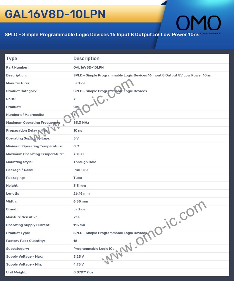 GAL16V8D-10LPN
