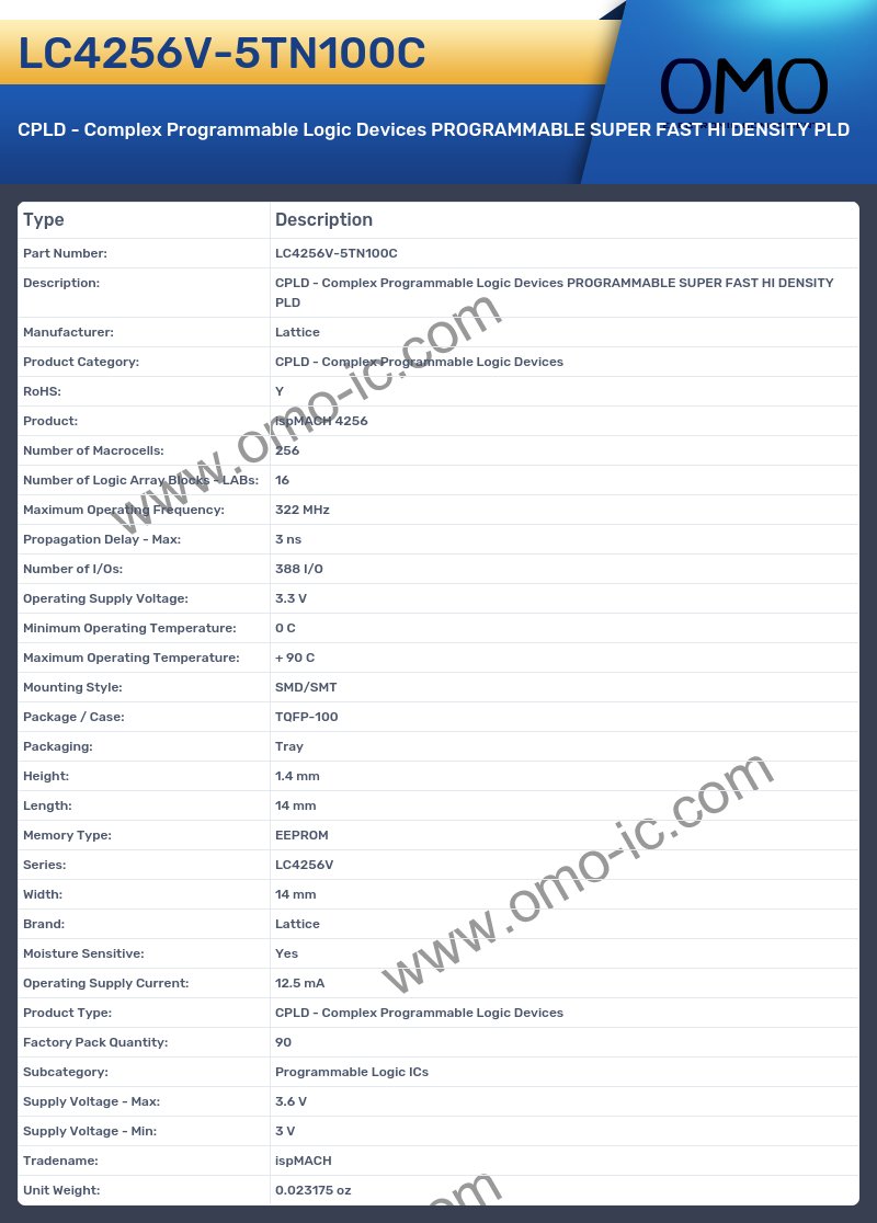 LC4256V-5TN100C