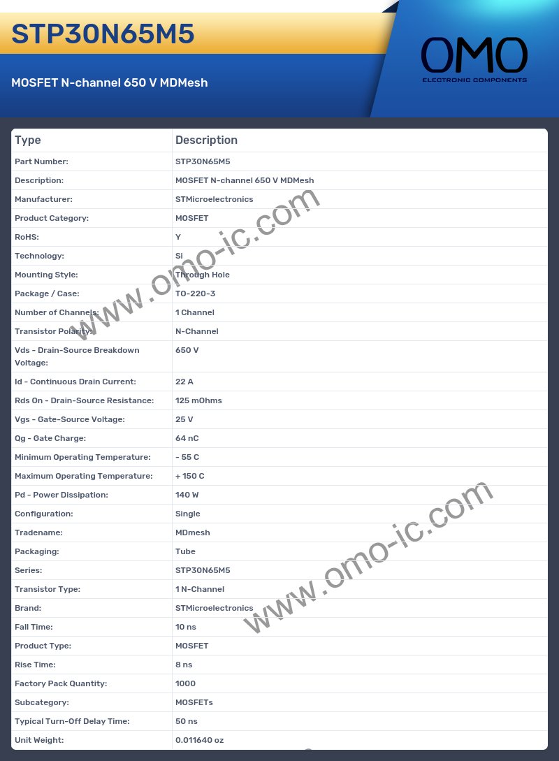 STP30N65M5