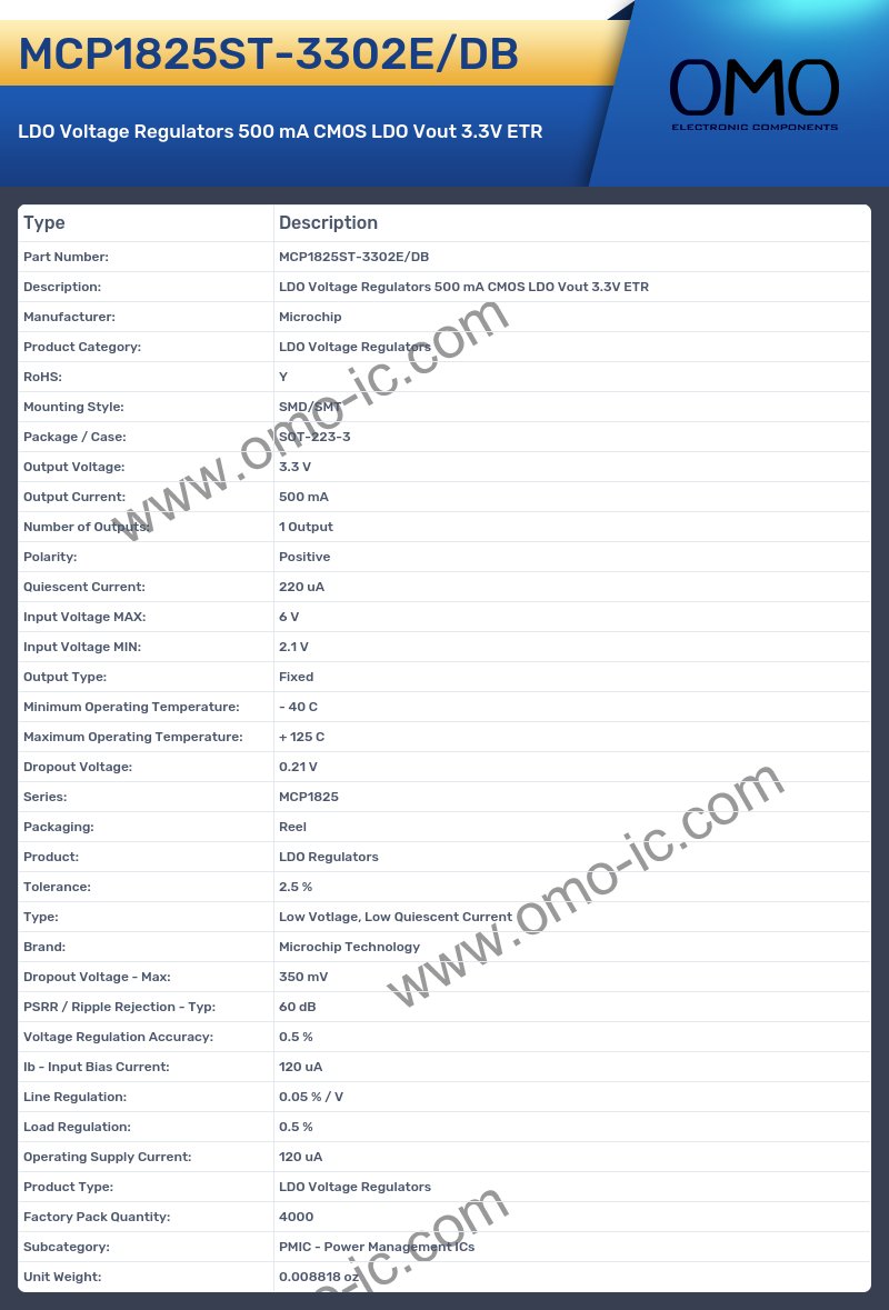 MCP1825ST-3302E/DB