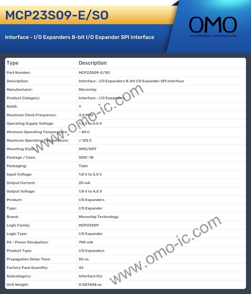 MCP23S09-E/SO