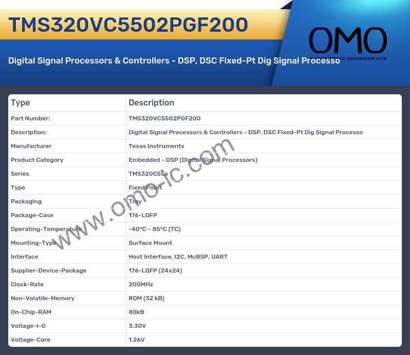 TMS320VC5502PGF200