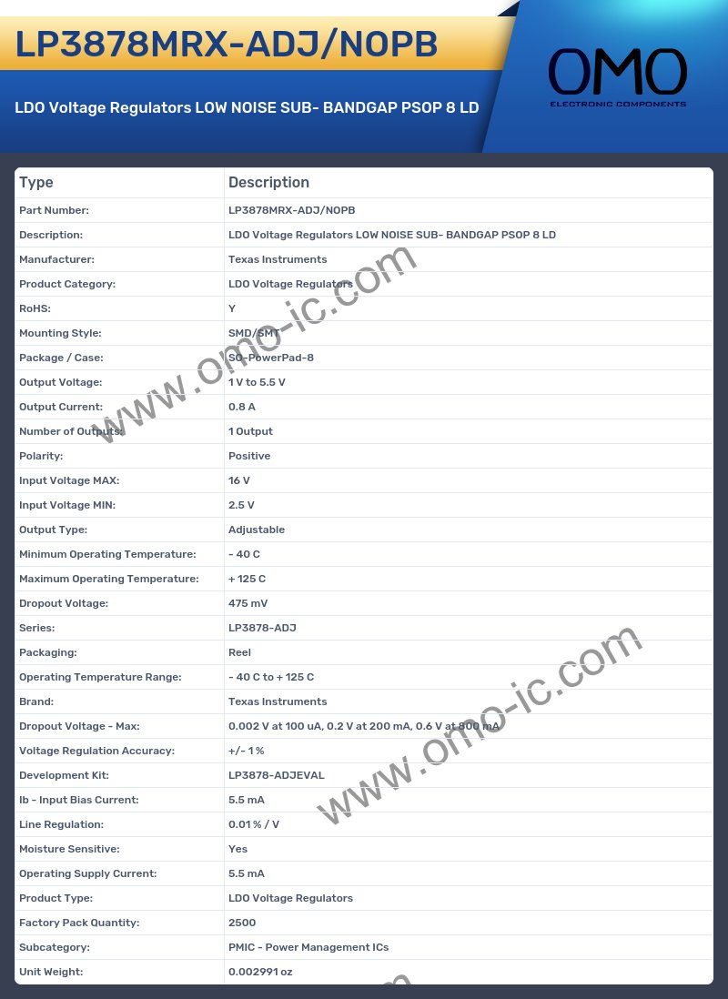 LP3878MRX-ADJ/NOPB