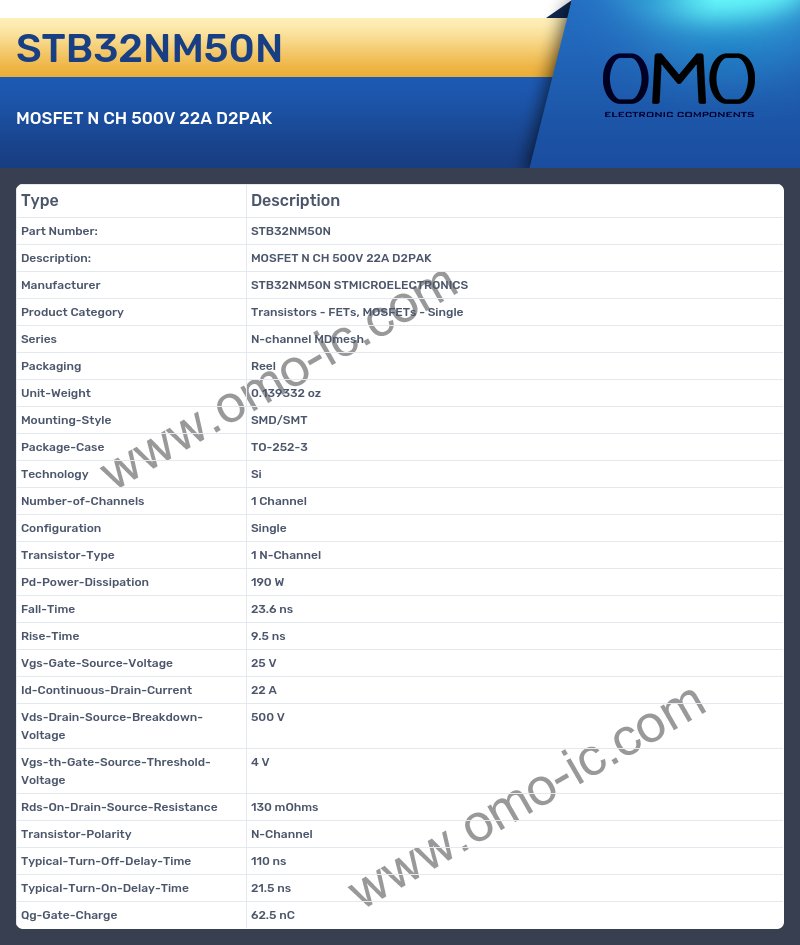 STB32NM50N