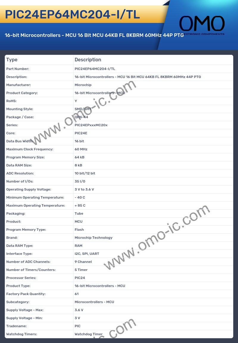 PIC24EP64MC204-I/TL