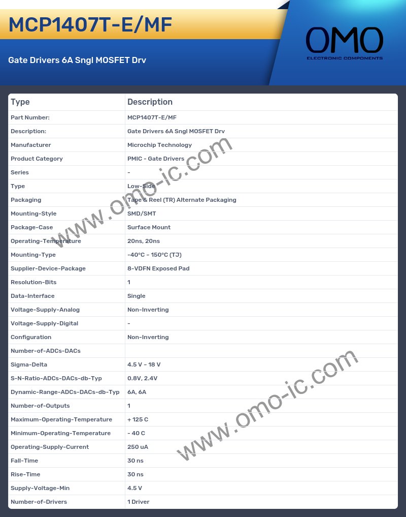 MCP1407T-E/MF