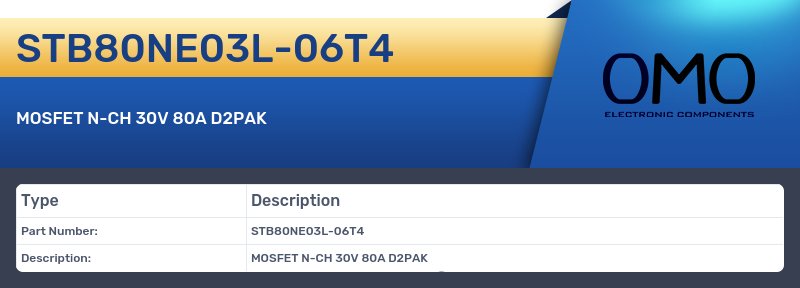STB80NE03L-06T4