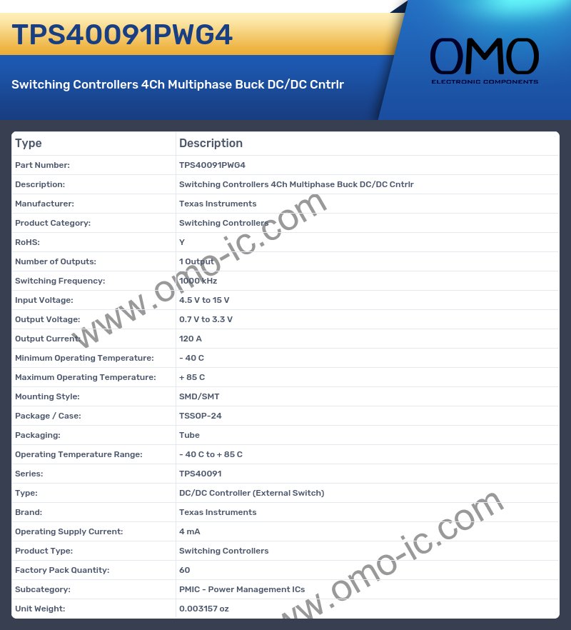 TPS40091PWG4