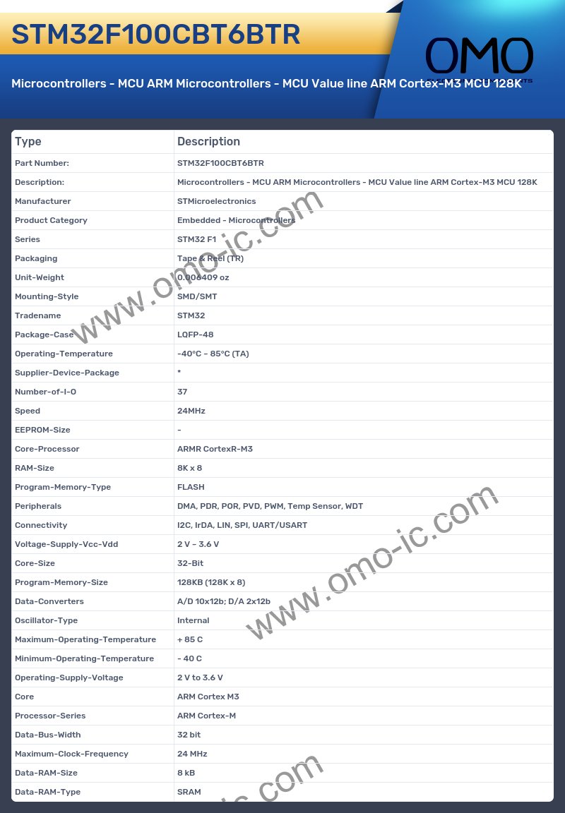 STM32F100CBT6BTR
