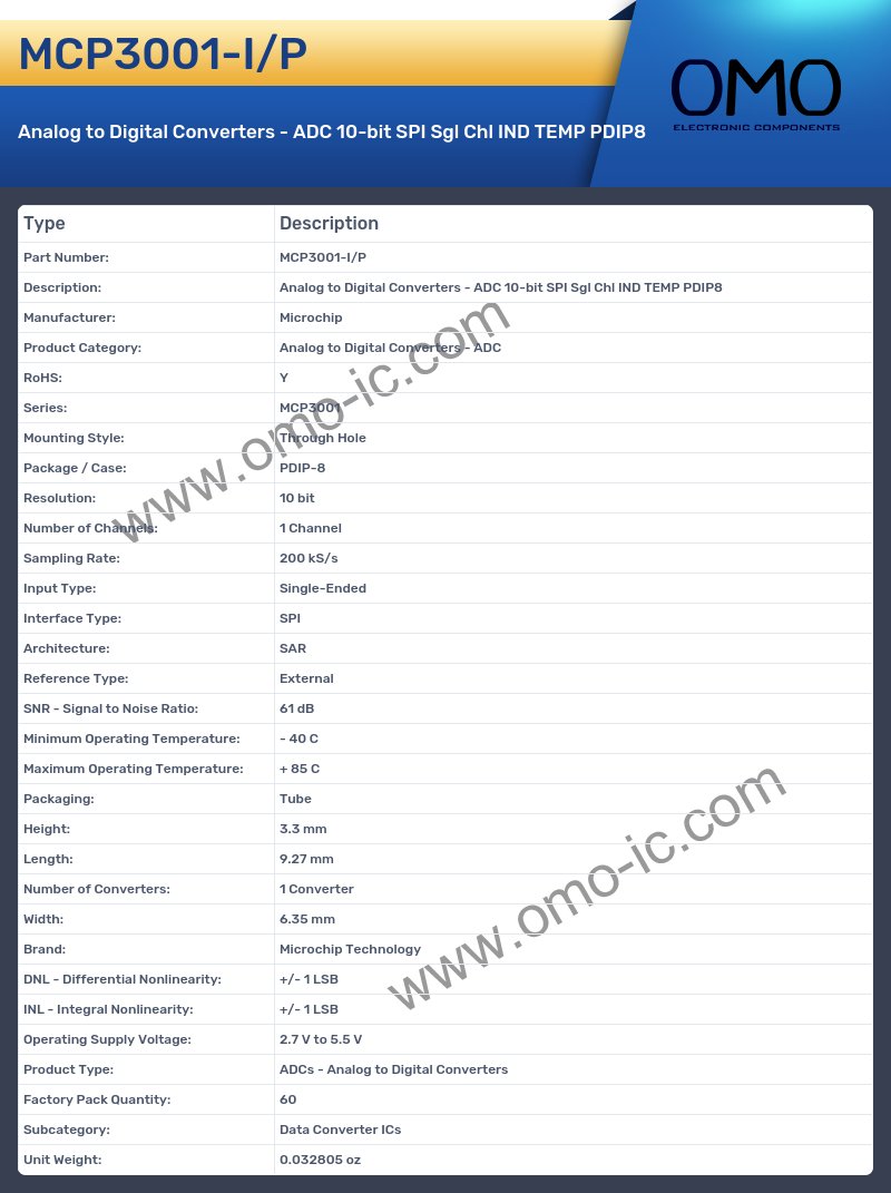 MCP3001-I/P