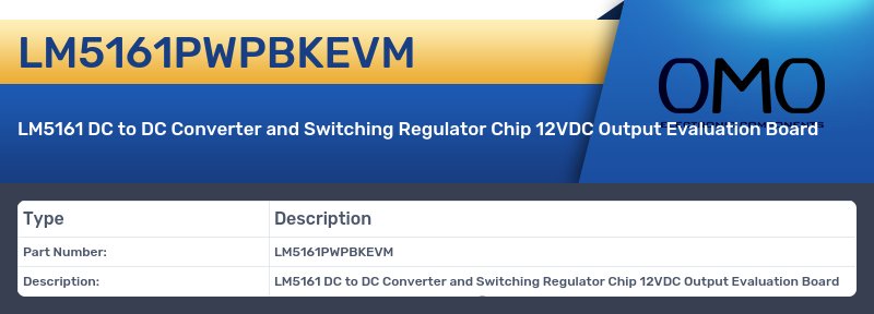 LM5161PWPBKEVM