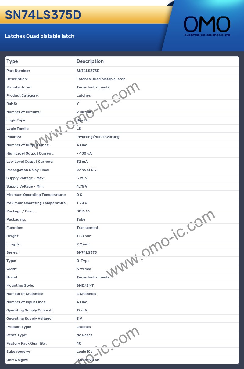 SN74LS375D