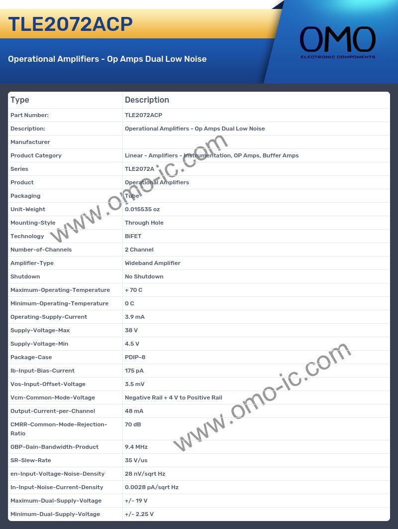 TLE2072ACP