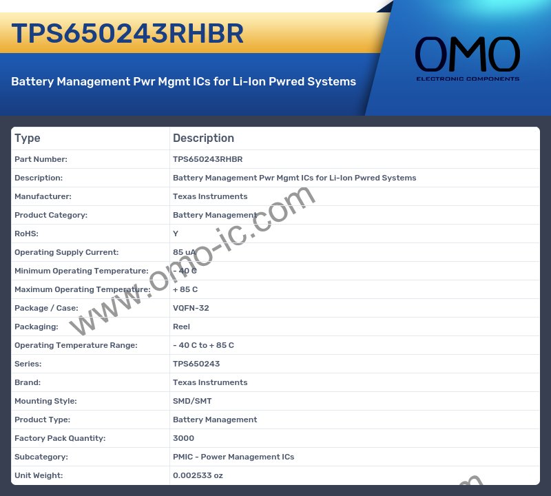 TPS650243RHBR