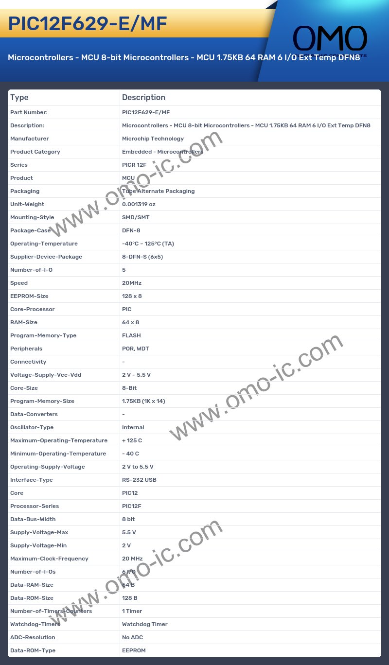 PIC12F629-E/MF