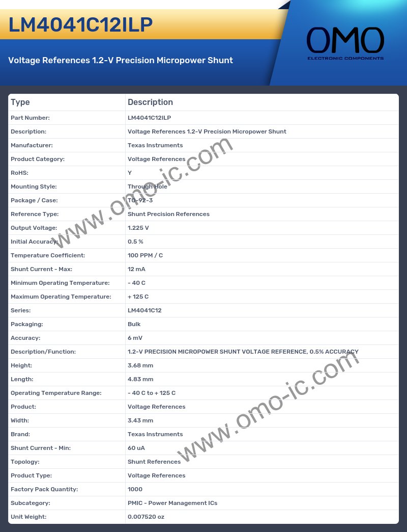 LM4041C12ILP