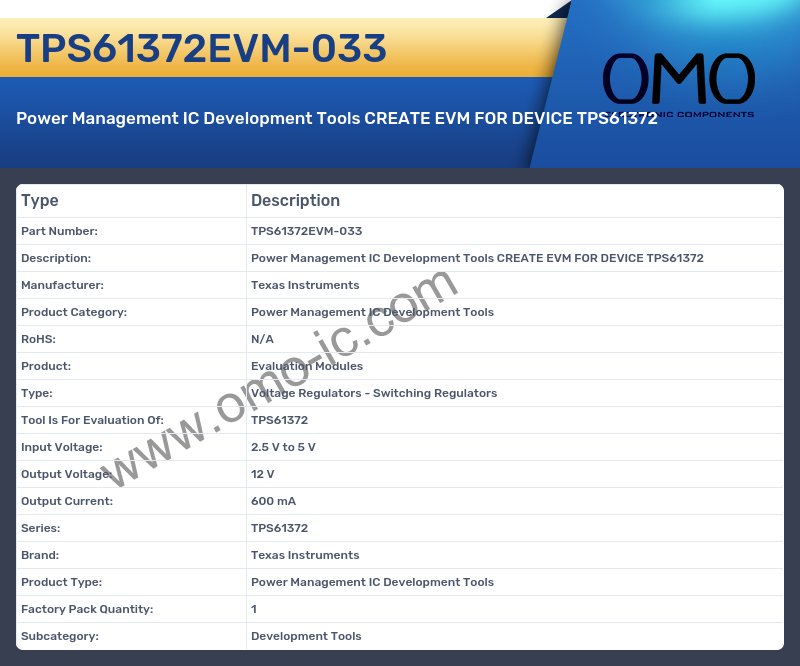 TPS61372EVM-033