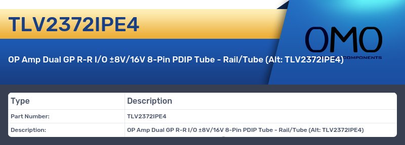 TLV2372IPE4