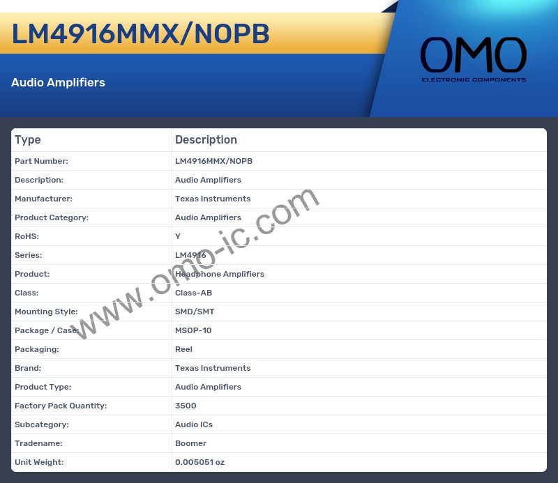 LM4916MMX/NOPB