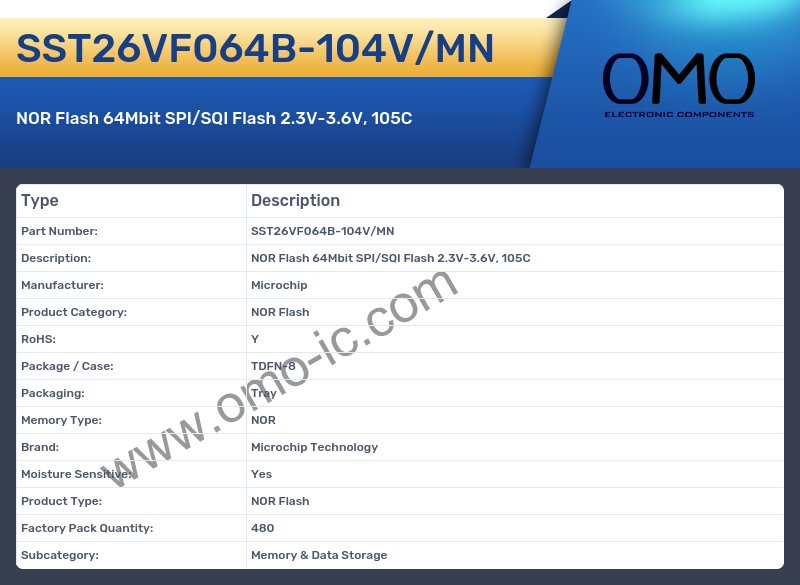 SST26VF064B-104V/MN
