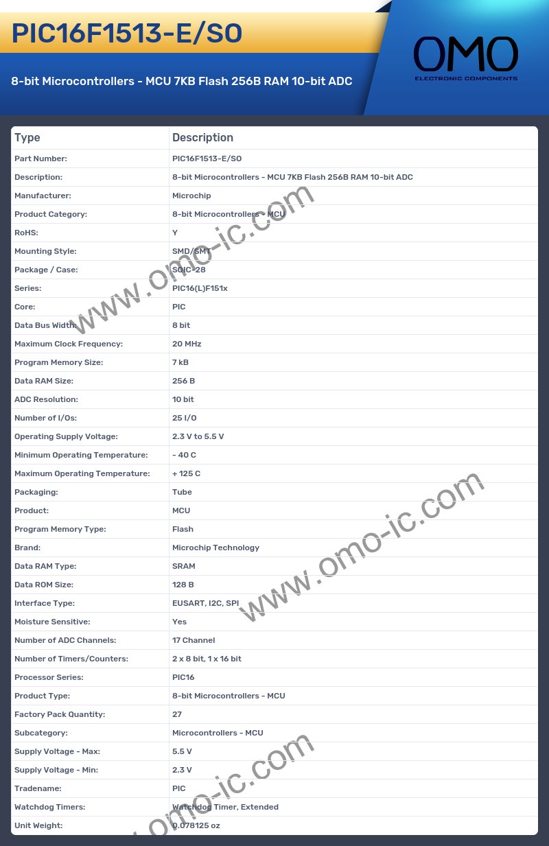 PIC16F1513-E/SO
