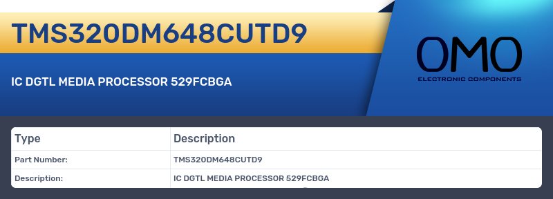 TMS320DM648CUTD9