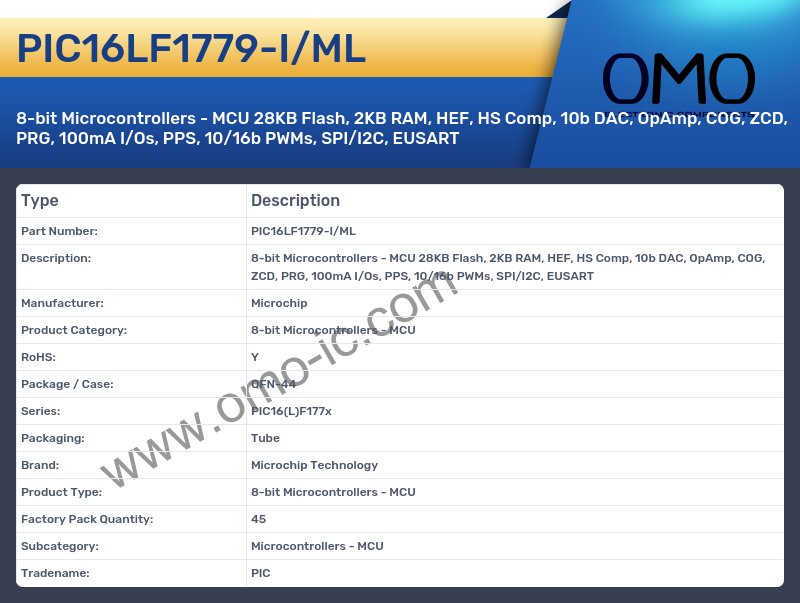 PIC16LF1779-I/ML