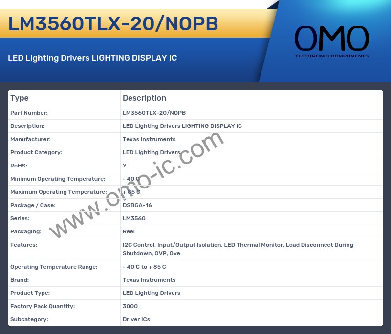 LM3560TLX-20/NOPB