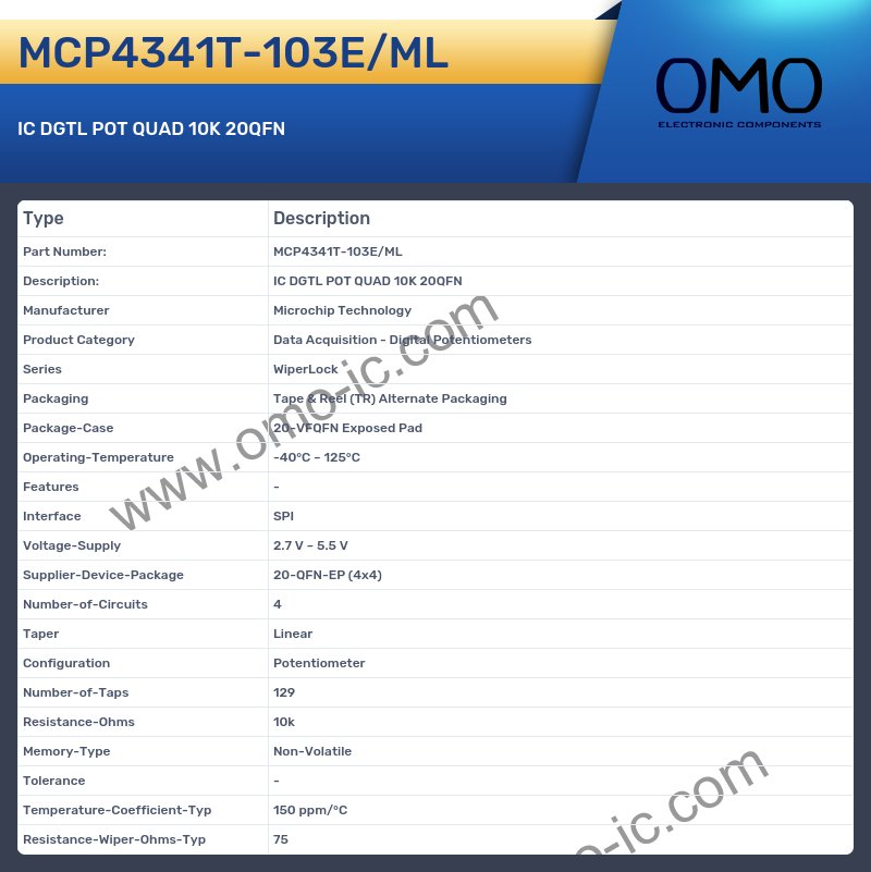 MCP4341T-103E/ML