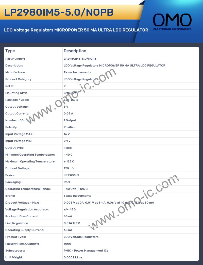 LP2980IM5-5.0/NOPB