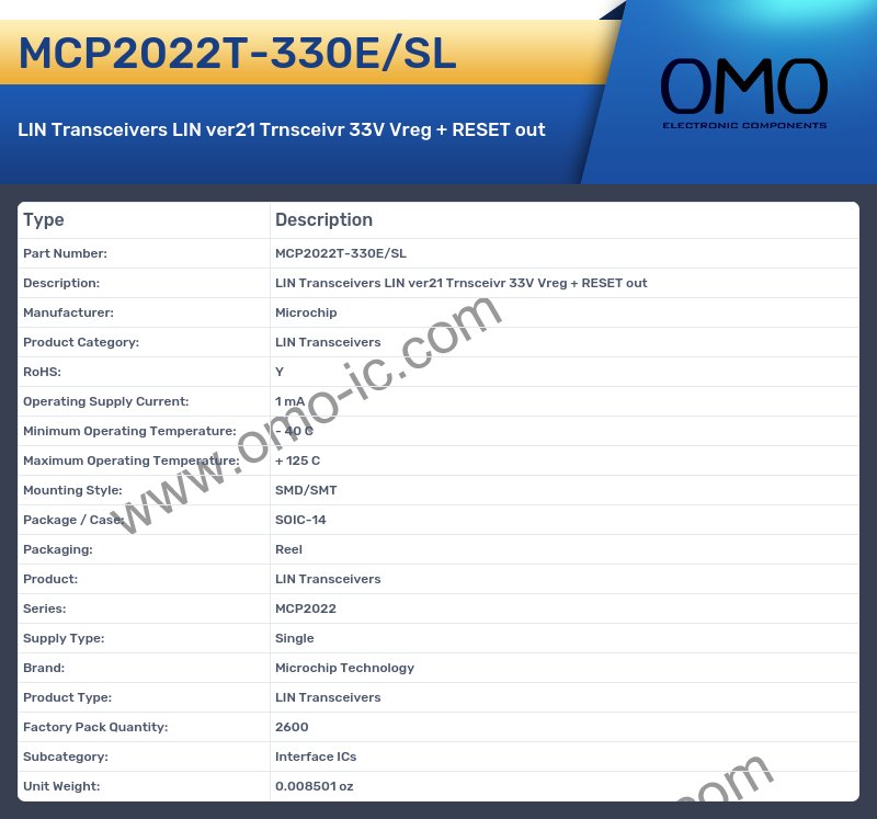 MCP2022T-330E/SL