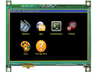 7.0" Resistive Touchscreen LCD GUI