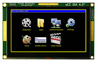 uEZGUI-4088-43WQN Touch Screen LCD