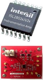 ISL2853x/63x Programmable Gain Instrumentation Amp