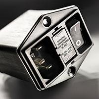 DD14 Series Power Entry Module with Double-Stage F
