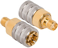 SMA Quick-Connect Coaxial Adapter