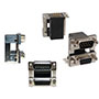 Stacked D-Sub I/O Connectors